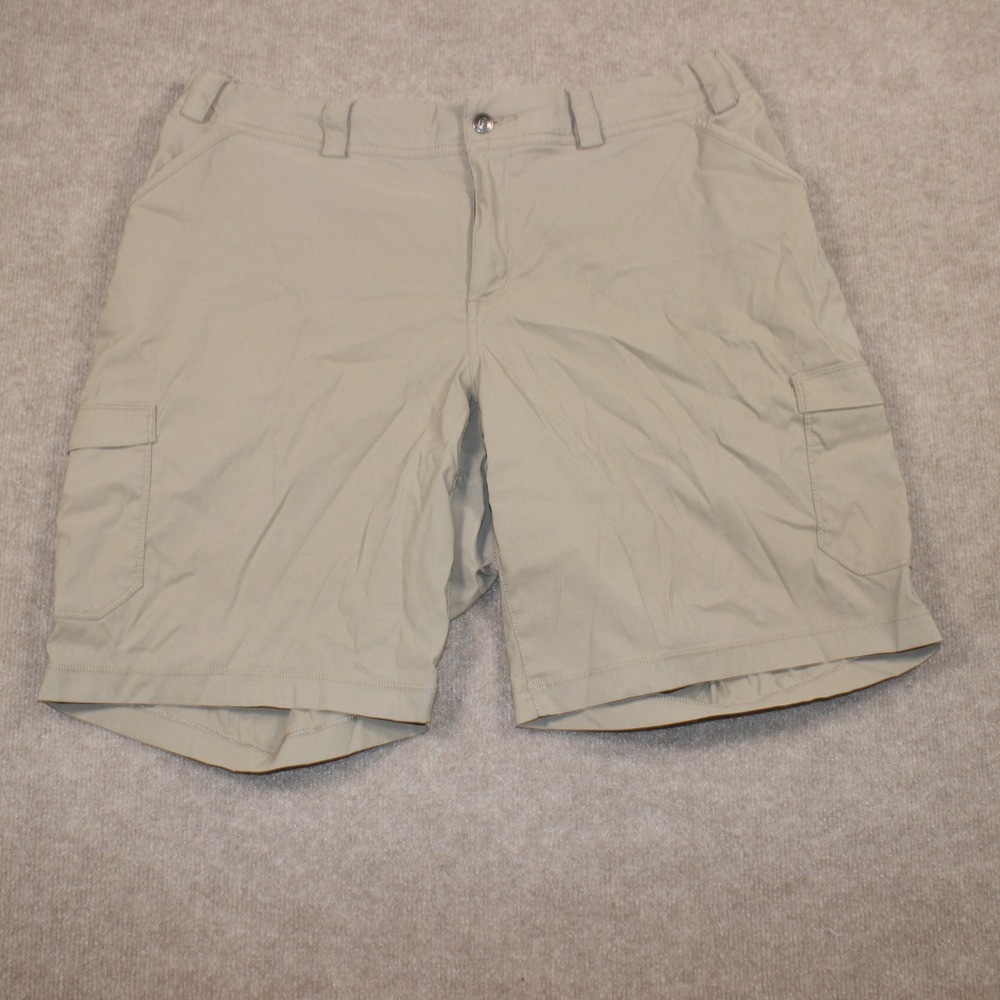 Tilly Women Cargo Shorts Tan Khaki 18W Hiking Outdoor Quick Dry Multi Pocket